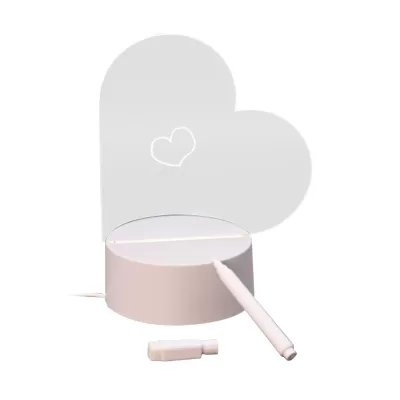 Ночник iLikeGift с маркером "Heart", USB (9х18 см)