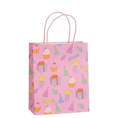 Пакет подарочный крафтовый «HB», cake (21*25,5*10)