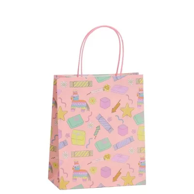 Пакет подарочный крафтовый «HB», piñata (21*25,5*10)