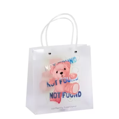 Пакет подарочный прозрачный «Bear», not found (22*21,5*10)