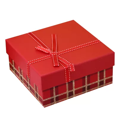 Подарочная коробка «Black and red cell», 14*14*6.5