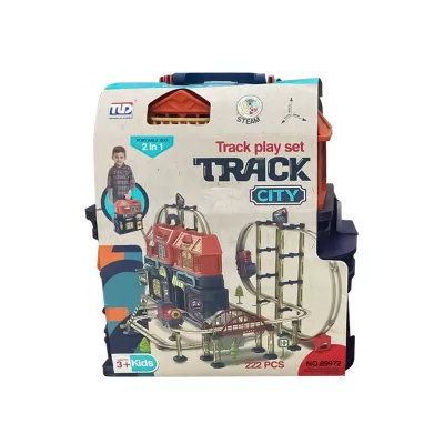 Железная дорога трек с мертвой петлей 222 детали