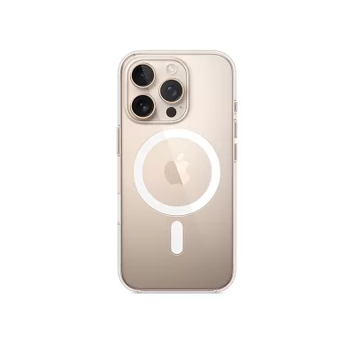 Чехол iP 16 Pro Max Clear Case with MagSafe Case A (Desert)