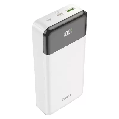 Внешний АКБ Hoco J102A 20000mAh 1USB, 1 Type-C, 20W PD+QC.0, белый