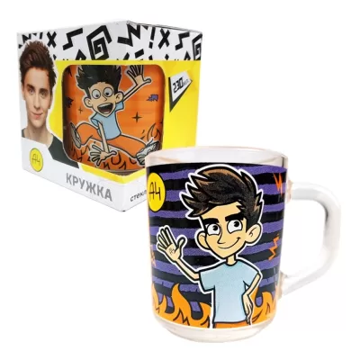 Кружка "Влад А4. Челлендж", в подарочной упаковке, стекло (230 мл)