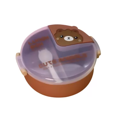 Ланчбокс «Cute animals», brown (1000 ml)