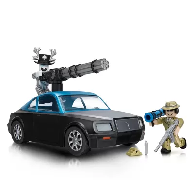 Набор фигурок Roblox Роблокс 2 фигурки с машиной Побег из тюрьмы, 8см