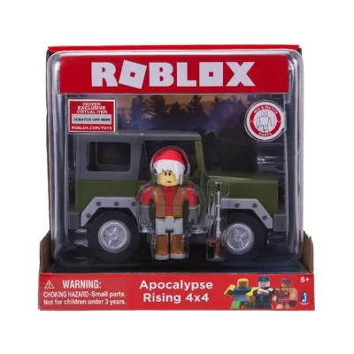Набор фигурок Roblox Роблокс фигурка с машиной Наступление Апокалипсиса, 8см