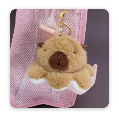 Плюшевый брелок "Two faces", capybara-chicken