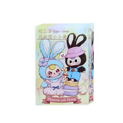 Мягкая игрушка Baby Three Малыш Кролик в сюрприз-боксе, 1шт. 22см