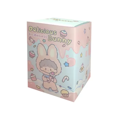 Фигурка-мягкая игрушка Delicious Bunny Кролик Лакомка в сюрприз боксе 1шт.