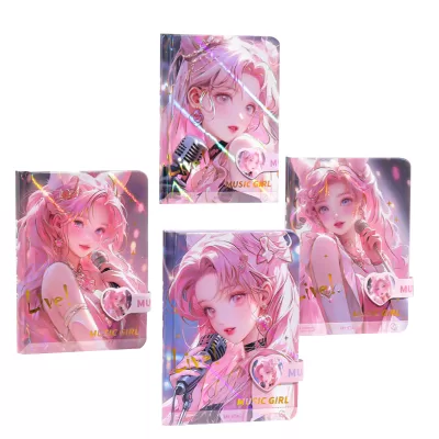 Блокнот "Music Girl" №6294, в ассортименте 1шт (112 листов) (24)