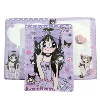 Блокнот "Sweet Heart" A5 фиолетовый