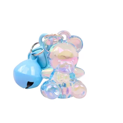 Брелок "Crystal Bear" голубой, Q725-1