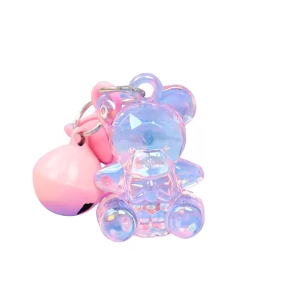 Брелок "Crystal Bear" розовый, Q725-5