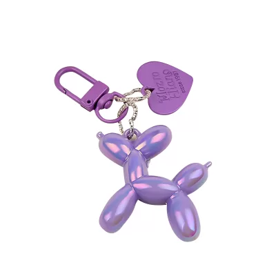 Брелок "Воздушный шар" Собачка, фиолетовый
