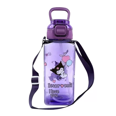 Бутылочка с трубочкой "My Mld" hello Куро, 800мл