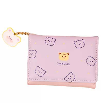 Мини-кошелек "Bear" фиолетовый