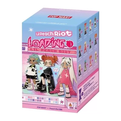 ПОП МАРТ. Колл. фиг. Lil Peach Riot：Loading! Series, в асс. POP MART
