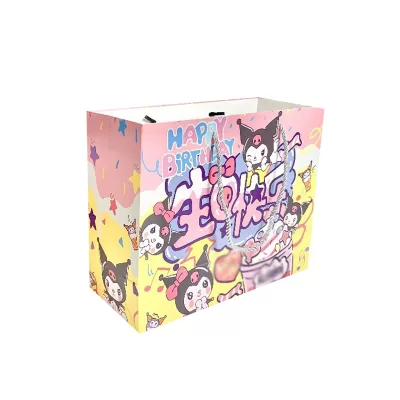 Подарочный пакет "Happy birthday" Kuro 24х29,8х12 см