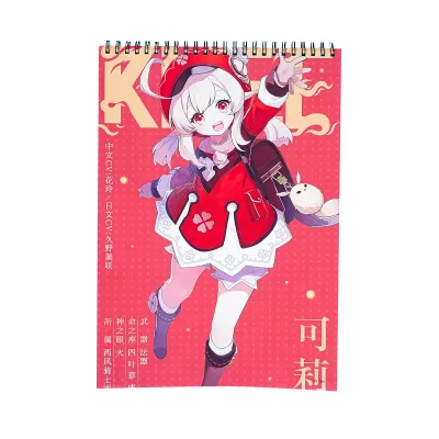 Скетчбук "Genshin Impact" в ассортименте, 1шт (25 листов)