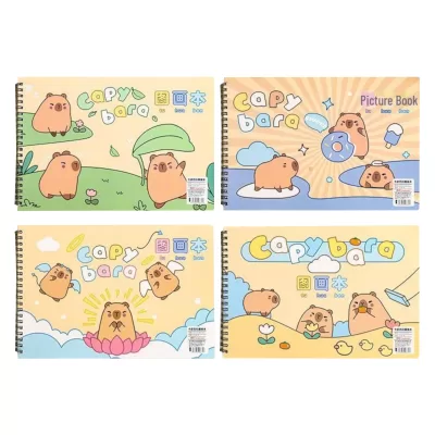 Скетчбук "Tuhuaben" Капибары (30 листов), в ассортименте 1шт