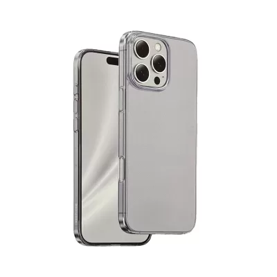 Чехол IP 15 Pro Max Keephone X-Crystal MC0049 (Titanium)