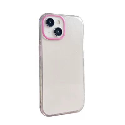 Чехол iP 14 J-Case Glitter (Pink)