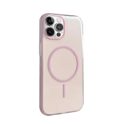 Чехол iP 14 Pro J-Case Glitter MagSafe (Pink)