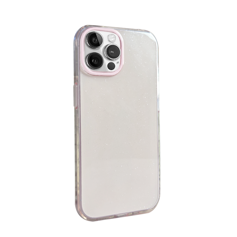 Чехол iP 16 Pro Max J-Case Glitter (White)