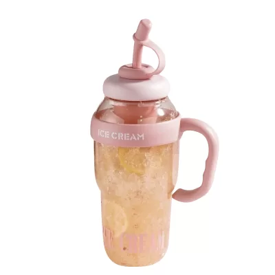 Бутылочка "Ice cream" розовый, 1300мл