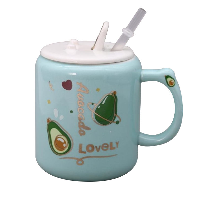 Кружка «Lovely avocado», blue (400 ml)
