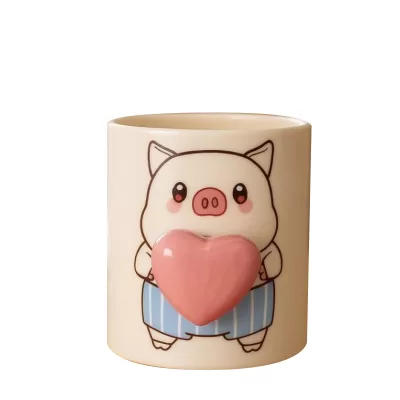 Кружка керамическая «Piglet and Love», 460 ml
