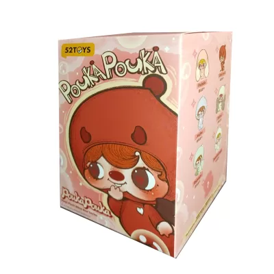 Мягкая игрушка POUKAPOUKA ПокаПока Пузырьки настроения в сюрприз-боксе 16см, 1 шт.