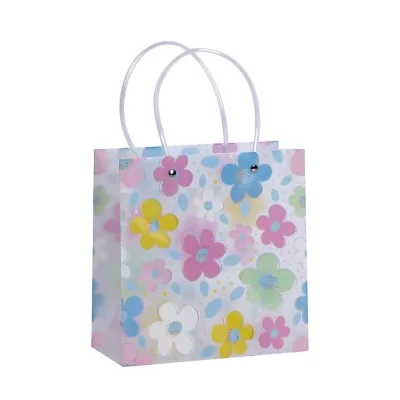 Пакет подарочный прозрачный «Flowers from film», big multi-colored (22*21,5*10)