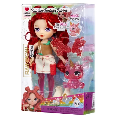 Рейнбоу Хай Кукла Фэнтези Литтлс Эппл 15 см красная с аксессуарами Rainbow High