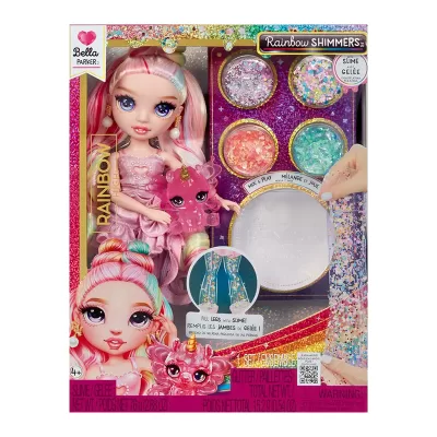 Рейнбоу Хай Кукла Шиммерс Белла розовая с аксессуарами Rainbow High