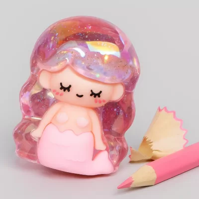 Точилка для карандашей "Pink hair", pink