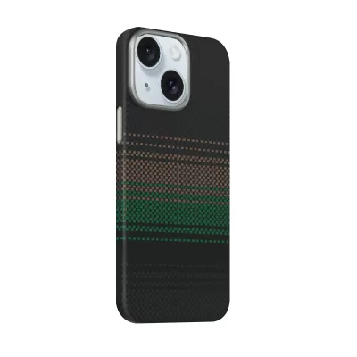 Чехол iP 15 DFANS Carbon (Aurora)