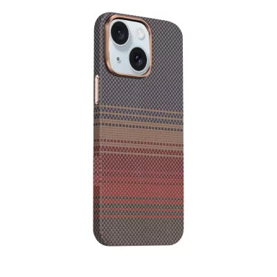 Чехол iP 15 DFANS Carbon (Sunset)