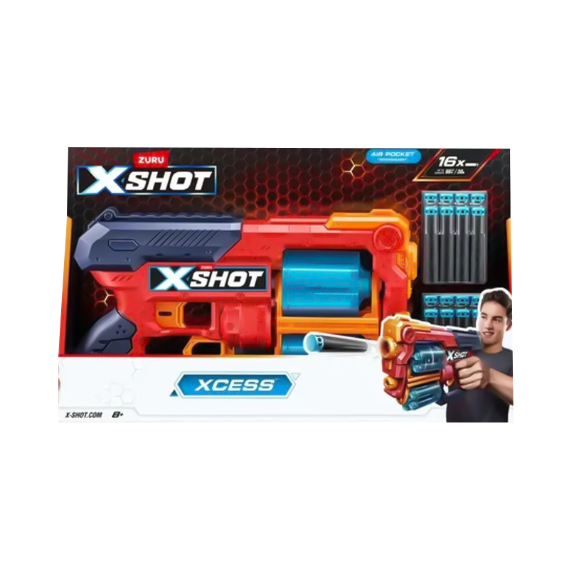 Игровой набор ZURU X-Shot EXCEL Эксесс (бластер, 16 снарядов)