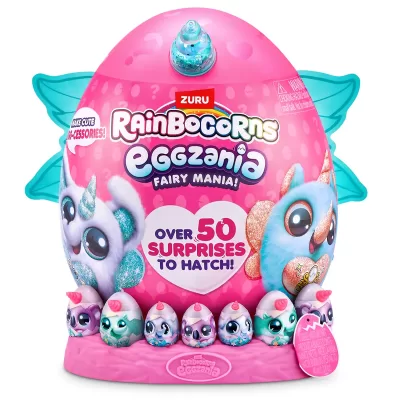 Игровой набор-сюрприз ZURU Rainbocorns Eggzania Fairy Mania S1 с акс. в асс., большой