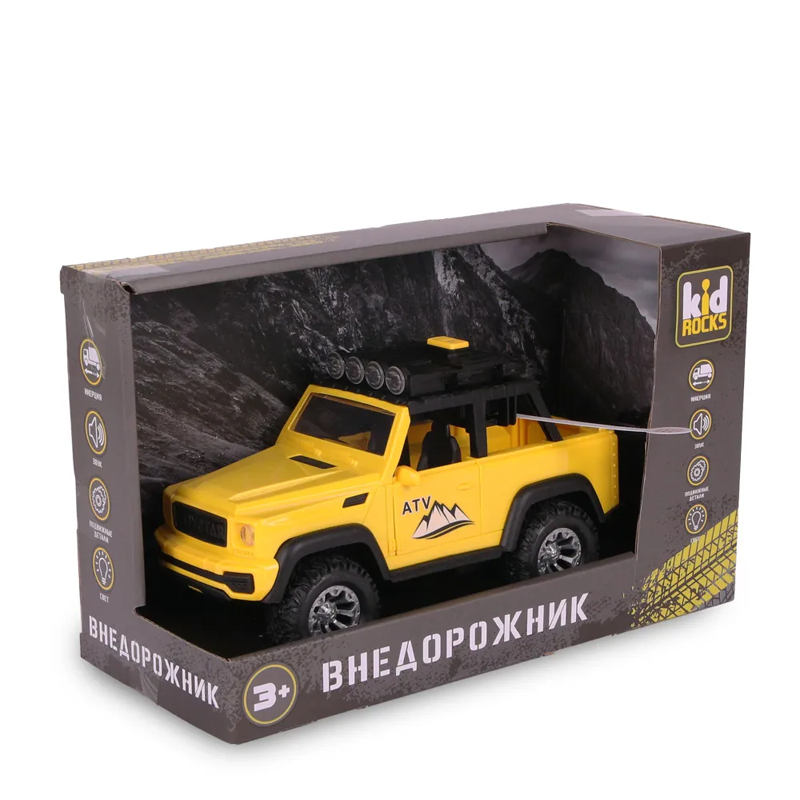 Игрушка машинка-внедорожник KID ROCKS,масштаб 1:18