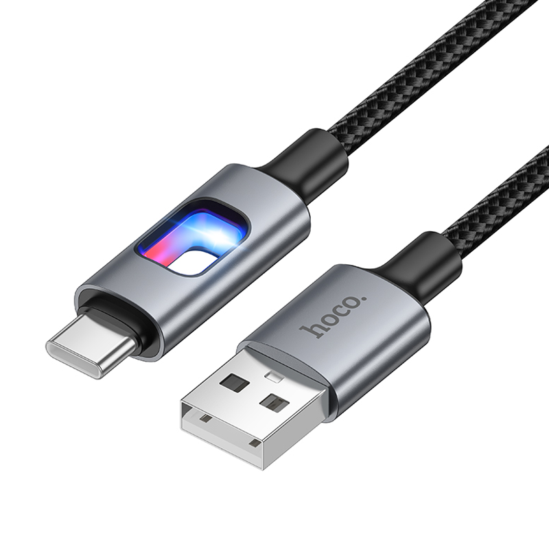 Кабель USB Type-C Hoco U144 3A (1м), черный Кабель USB/Type-C Hoco U144 3A (1м), черный