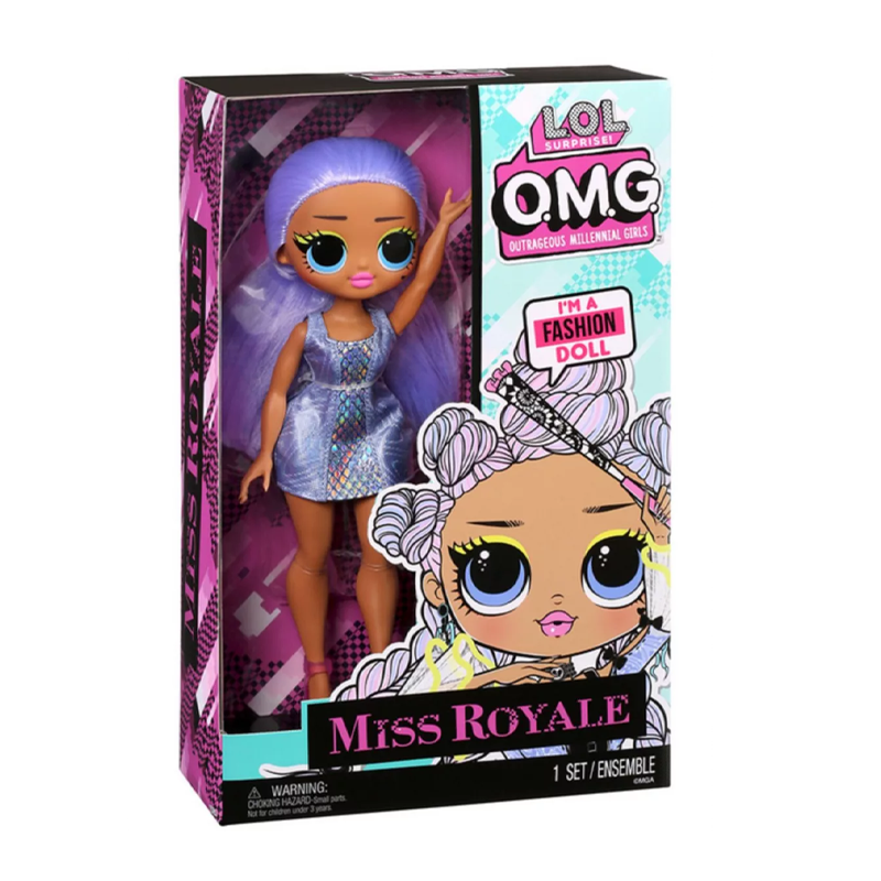 ЛОЛ СЮРПРАЙЗ Кукла ОМГ Серия 10 Мисс Роял с акс. L.O.L. SURPRISE!