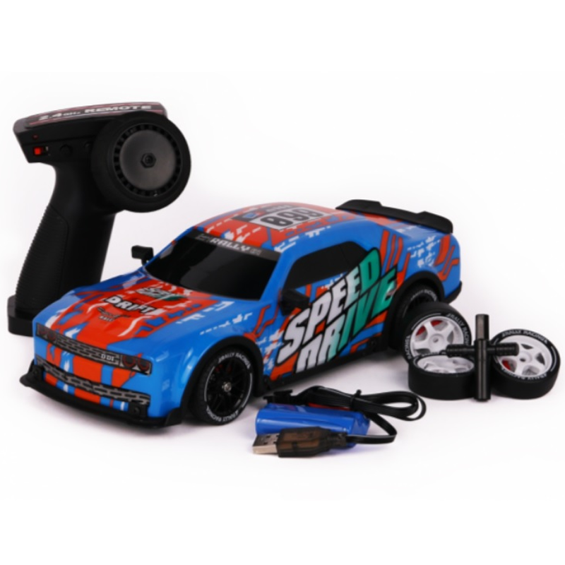 Машинка Р У Kid Rocks 1 16 Гоночная машина для дрифта, синия Машинка Р/У Kid Rocks 1:16 Гоночная машина для дрифта, синия