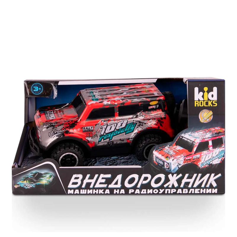 Машинка Р У Kid Rocks 1 24 Внедорожник, красный Машинка Р/У Kid Rocks 1:24 Внедорожник, красный