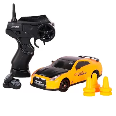 Машинка Р/У Kid Rocks 1:24 Легковая, желтый, с аксессуарами