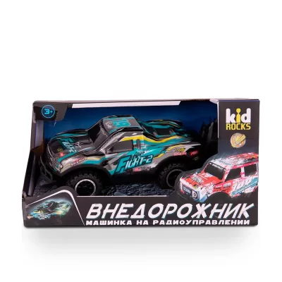 Машинка Р/У Kid Rocks 1:24 Внедорожник-пикап, синий
