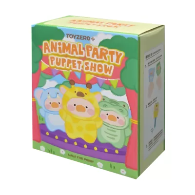 Мягкая игрушка Lulu the Pig Поросенок Лулу Лесной театр в сюрприз-боксе 10см, 1шт.